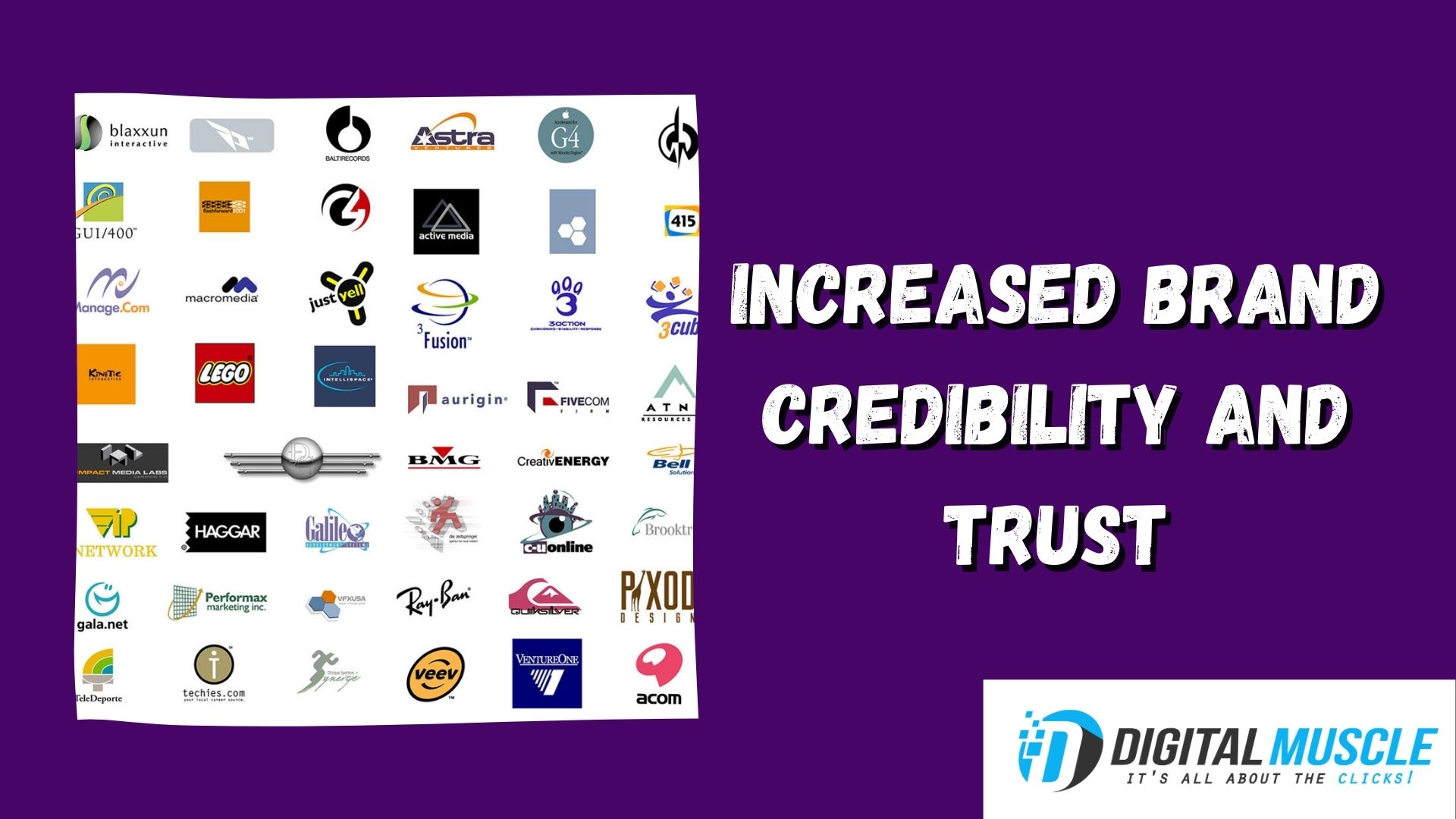 Increased brand trust and credibility